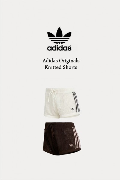 Adidas Originals 洞洞編織 短褲 (2色)