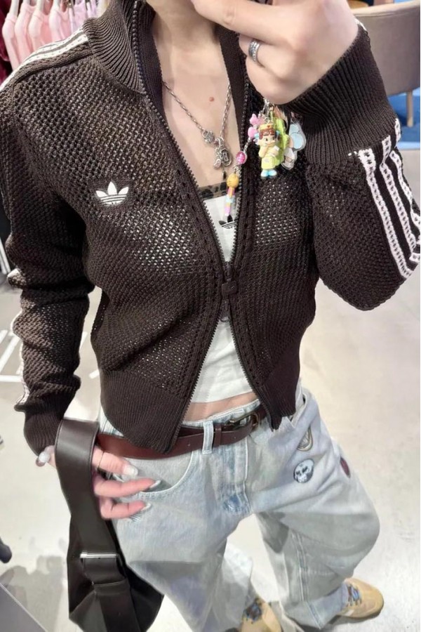 Adidas Originals 洞洞編織 外套 (2色)
