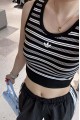 Adidas 條紋背心 短版 (2色)