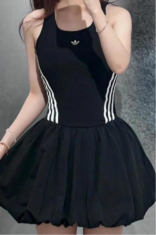 Adidas泡泡洋裝 (2色)