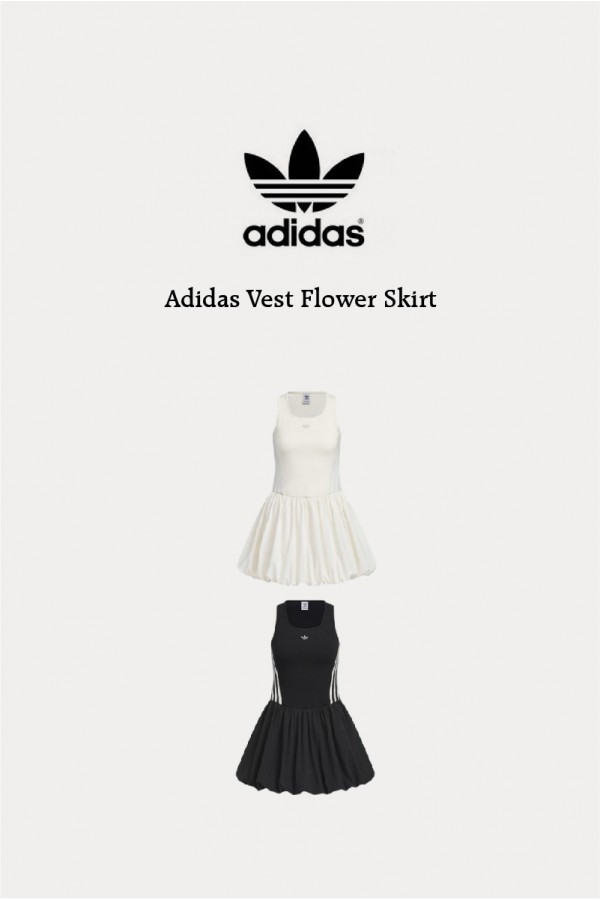 Adidas泡泡洋裝 (2色)