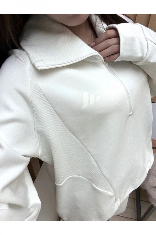 Adidas Soft Lux 半拉鍊 翻領上衣