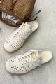 Adidas Samba 編織 穆勒拖鞋 米白