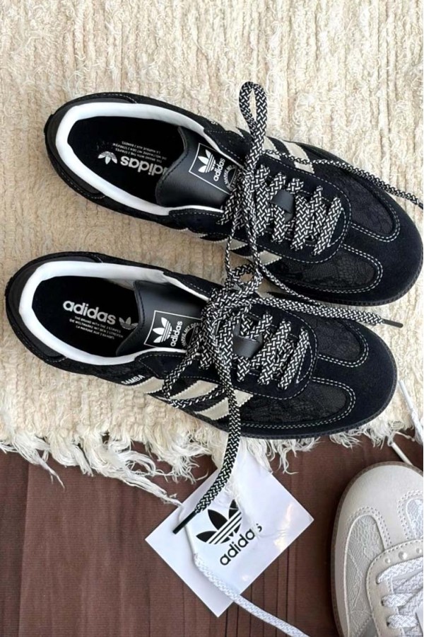 Adidas Samba OG 蕾絲 黑白