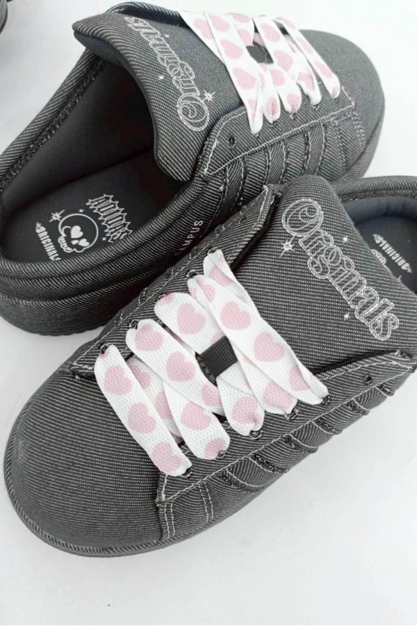 Adidas Campus 00s 牛仔愛心 懶人拖