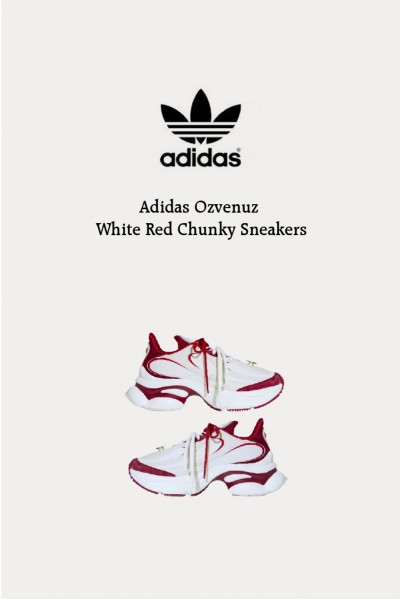 [2026馬年限定]  Adidas Ozvenuz 白紅 老爹鞋