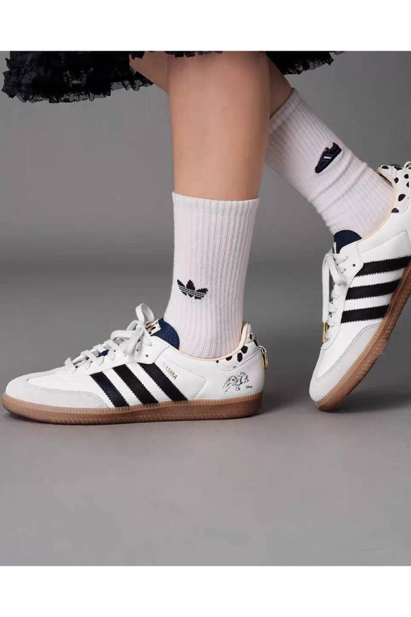 Adidas Samba OG X Disney 101忠狗白黑 Adidas Samba OG X Disney 101忠狗白黑