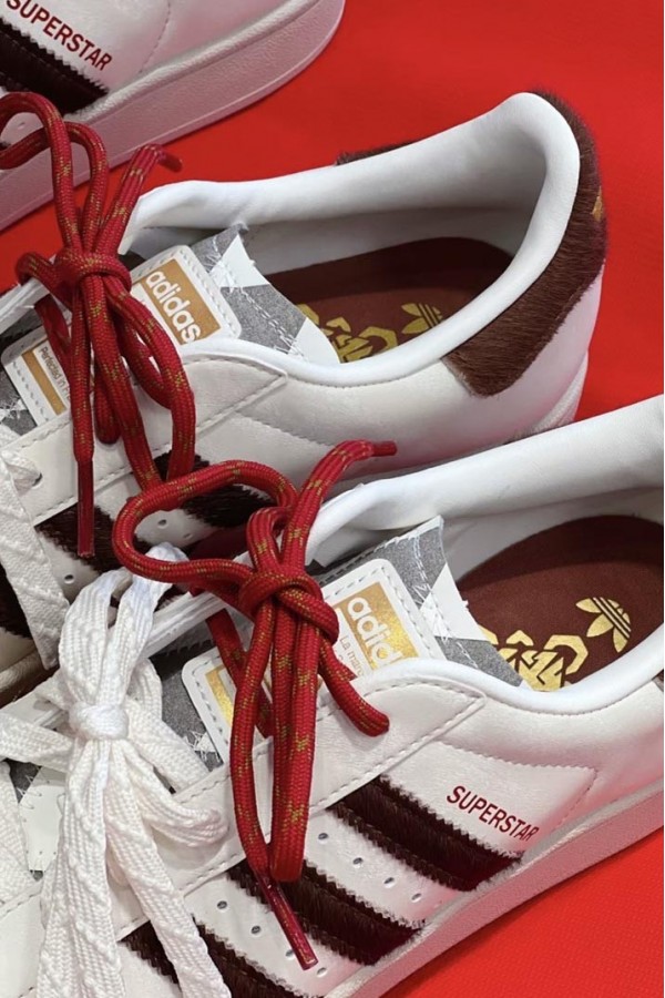 [2026馬年限定]  Adidas Superstar 2.0 馬毛 白棕