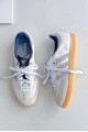 Adidas Samba OG 霧霾白 灰藍