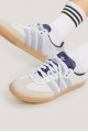 Adidas Samba OG 霧霾白 灰藍