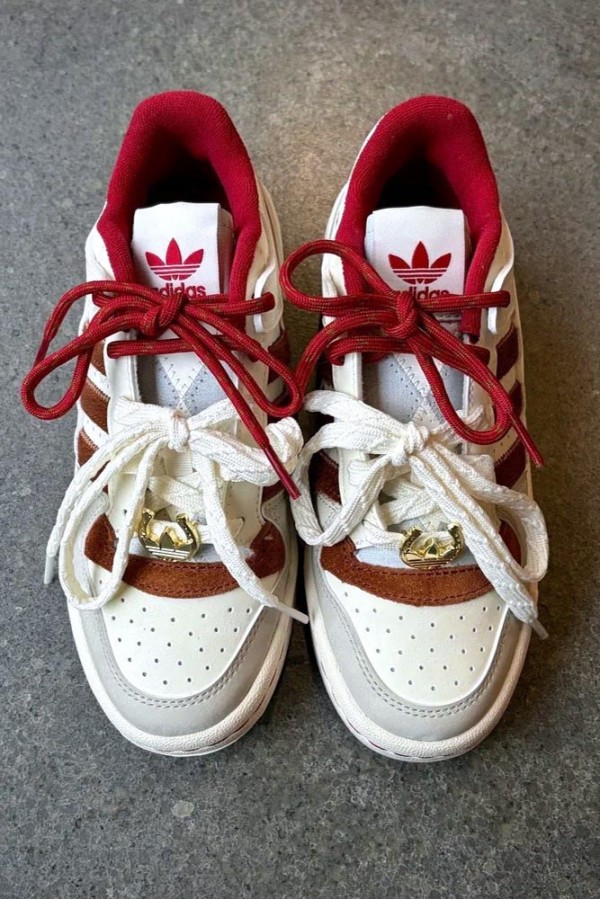 [2026馬年限定]  Adidas Originals Forum Low 馬毛 白紅