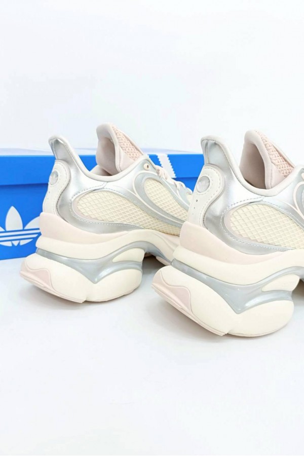 Adidas Ozvenuz 厚底 淡粉銀