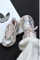 Adidas Ozvenuz 厚底 淡粉銀