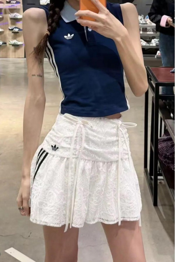Adidas Originals Laceskirt 蕾絲 裙褲(2色)