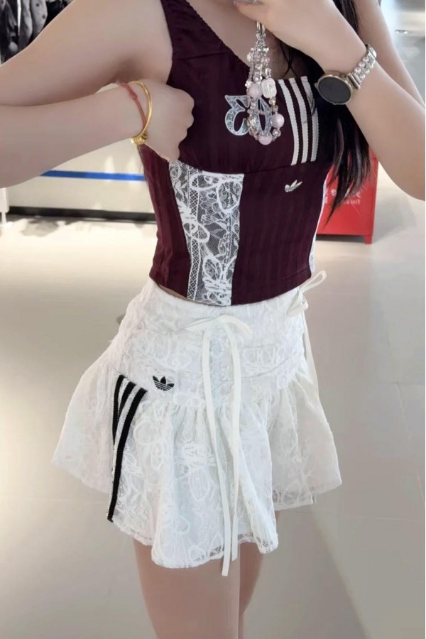Adidas Originals Laceskirt 蕾絲 裙褲(2色)