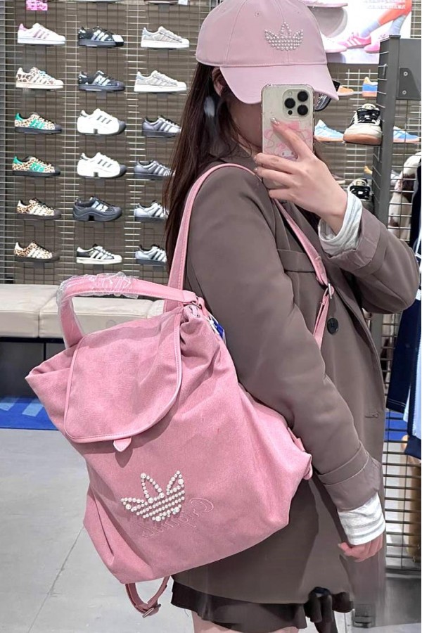 Adidas Originals 珍珠 後背包 粉