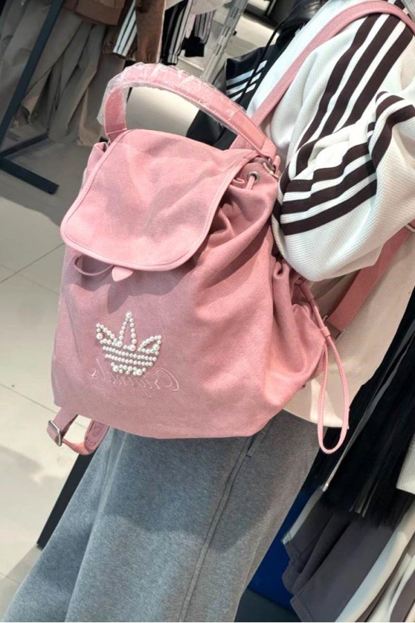 Adidas Originals 珍珠 後背包 粉