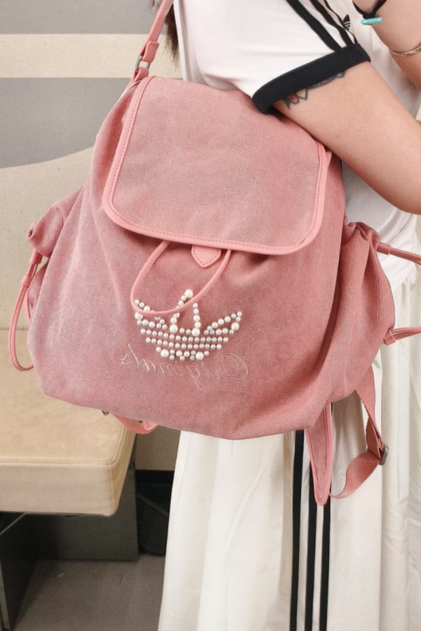Adidas Originals 珍珠 後背包 粉