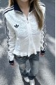 Adidas Originals 荷葉邊 提花紋 針織外套 (2色)
