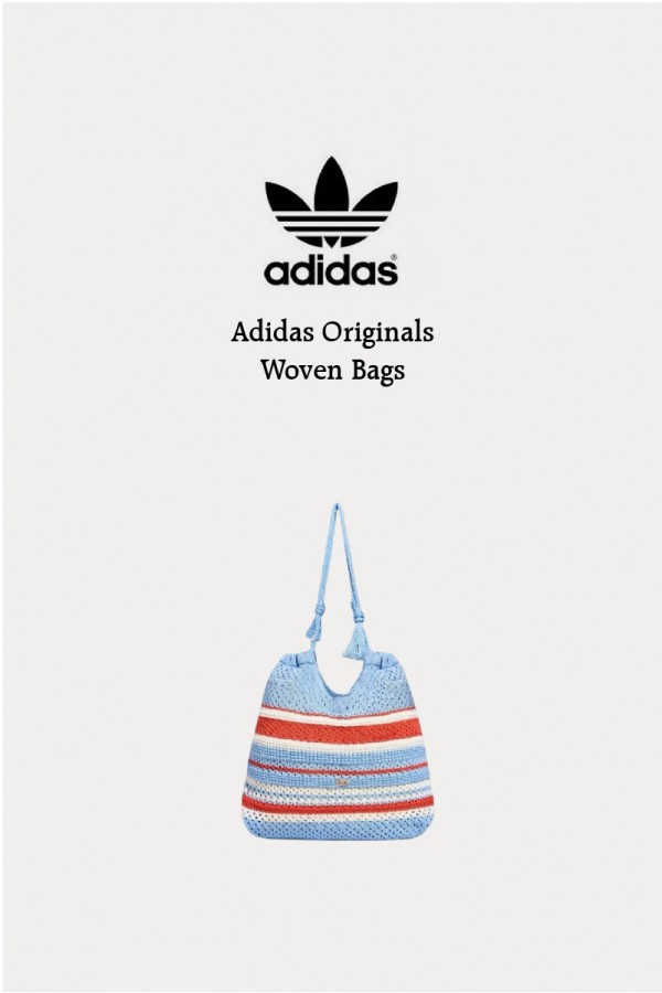 [國外限定] Adidas Originals 度假 編織包 藍橘白
