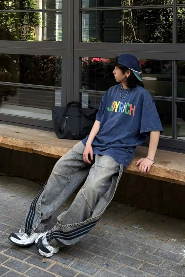 孫怡同款 Adidas Adilenium 5.0 水洗 彎刀褲 灰黑