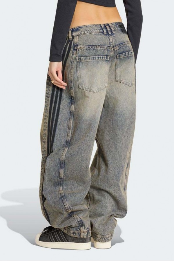 孫怡同款 Adidas Adilenium 5.0 水洗 彎刀褲 灰黑