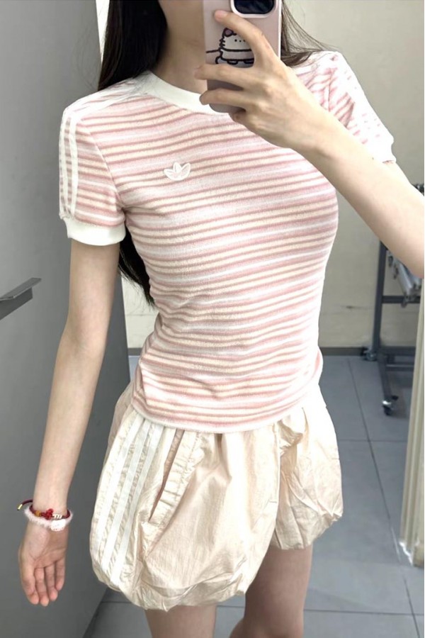 Adidas Striped Tee 條紋 短T (2色)