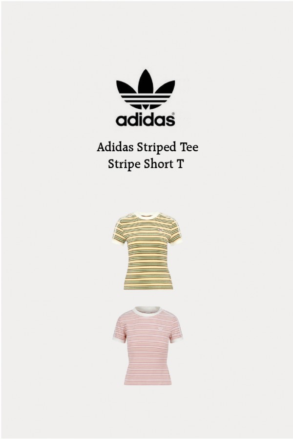 Adidas Striped Tee 條紋 短T (2色)