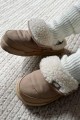 Nb 羽絨羊羔毛懶人穆勒鞋 (5色) 24奶油色缺貨其餘尺寸可訂