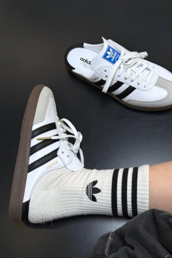 Adidas Samba OG 穆勒鞋 白黑