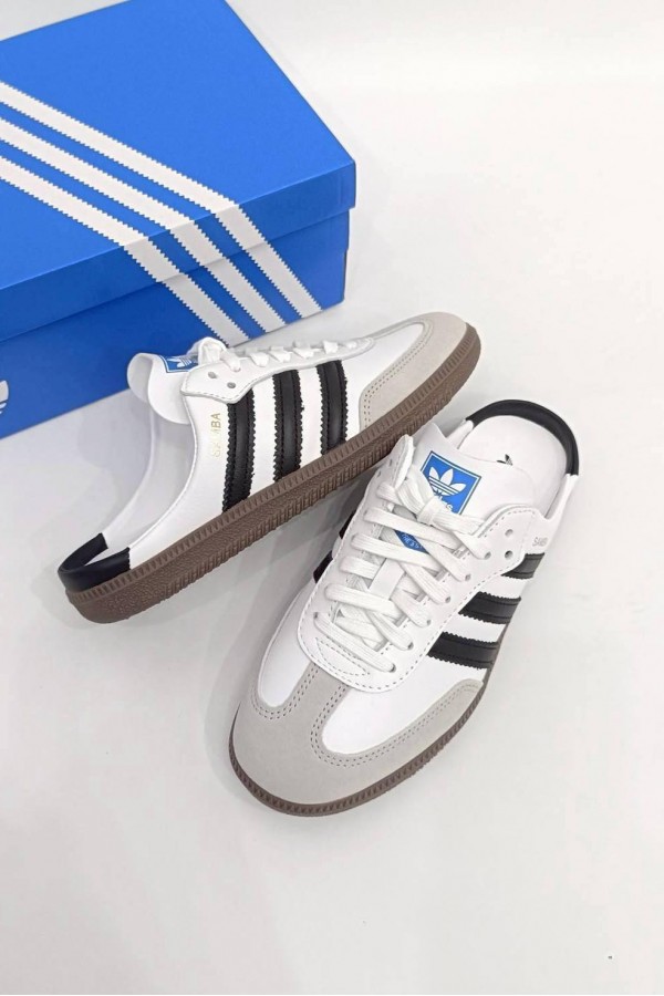 Adidas Samba OG 穆勒鞋 白黑