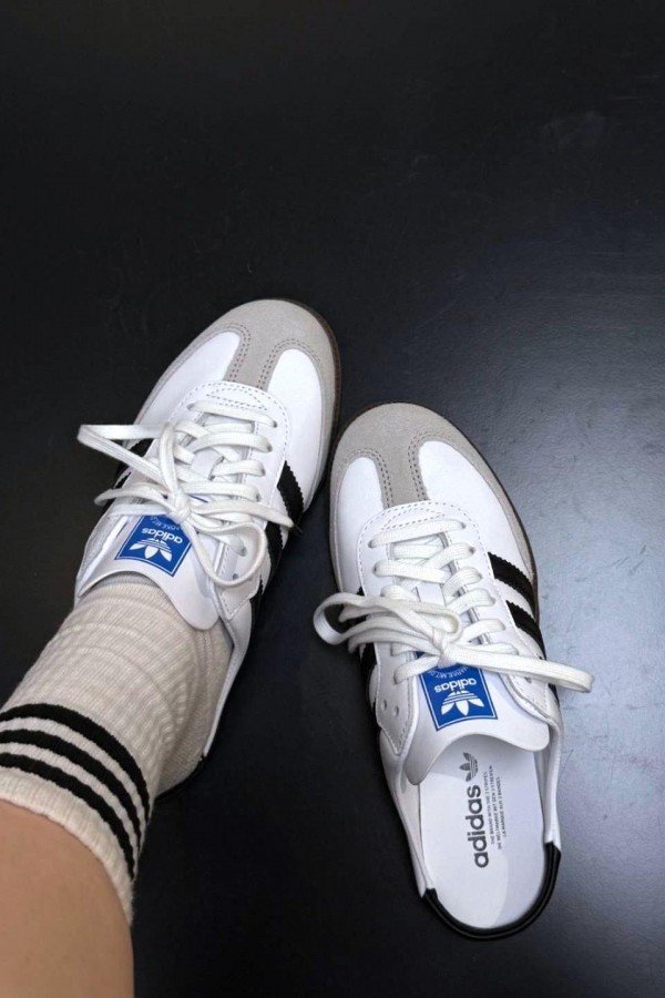 Adidas Samba OG 穆勒鞋 白黑