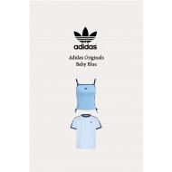 Adidas Originals 細肩背心(附胸墊) / 短袖T上衣(男女款) 寶寶藍