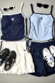 Adidas Originals 細肩背心(附胸墊) / 短袖T上衣(男女款) 寶寶藍