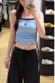 Adidas Originals 細肩背心(附胸墊) / 短袖T上衣(男女款) 寶寶藍