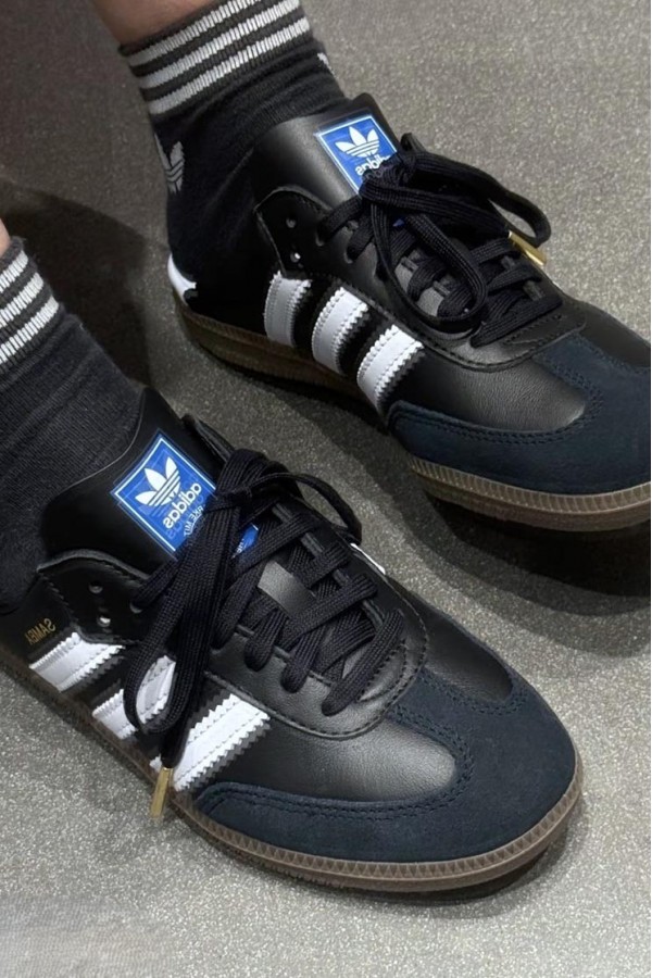 Adidas Samba OG 穆勒鞋 黑白