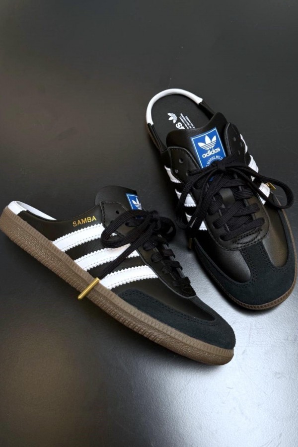 Adidas Samba OG 穆勒鞋 黑白