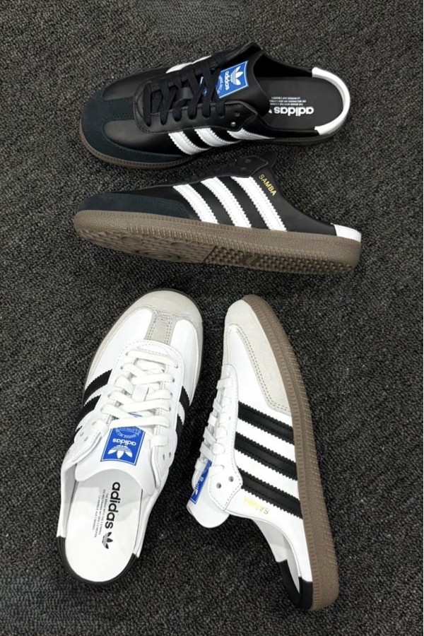 Adidas Samba OG 穆勒鞋 黑白