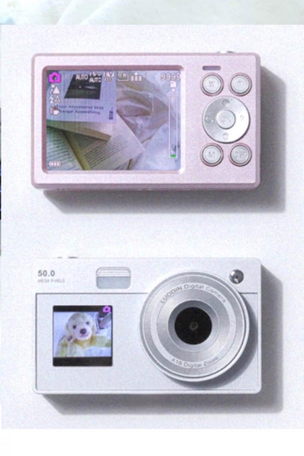 韓國 Luodin 復古 雙螢幕CCD 自拍數位相機(3色)
