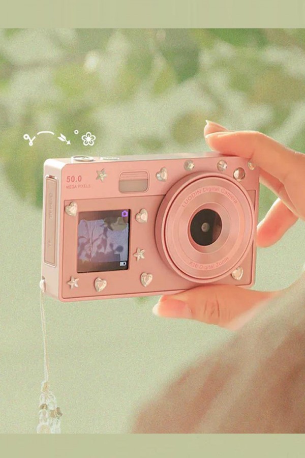 韓國 Luodin 復古 雙螢幕CCD 自拍數位相機(3色)