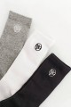 [快速出貨] Marithe Francois Girbaud MFG 小logo 刺繡襪子 (三入組)