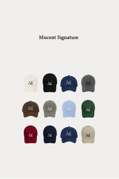 韓國 Mucent Signature 字母老帽 (多色)