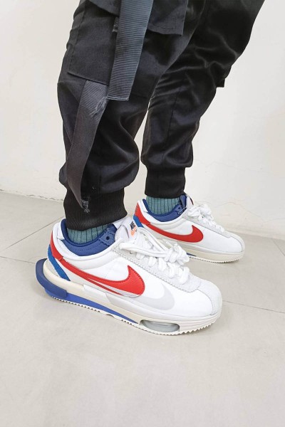 Nike Cortez Sacai x 白紅藍阿甘