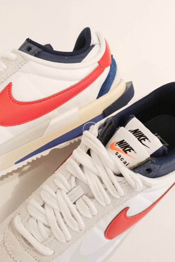 Nike Cortez Sacai x 白紅藍阿甘