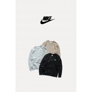 Nike 小Logo刺繡 大學T長袖 (基本款)-3色