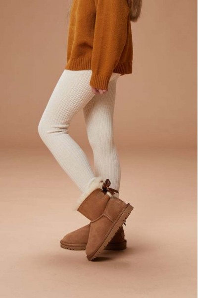 Ugg Ozwear 蝴蝶結防潑水雪靴(兒童)