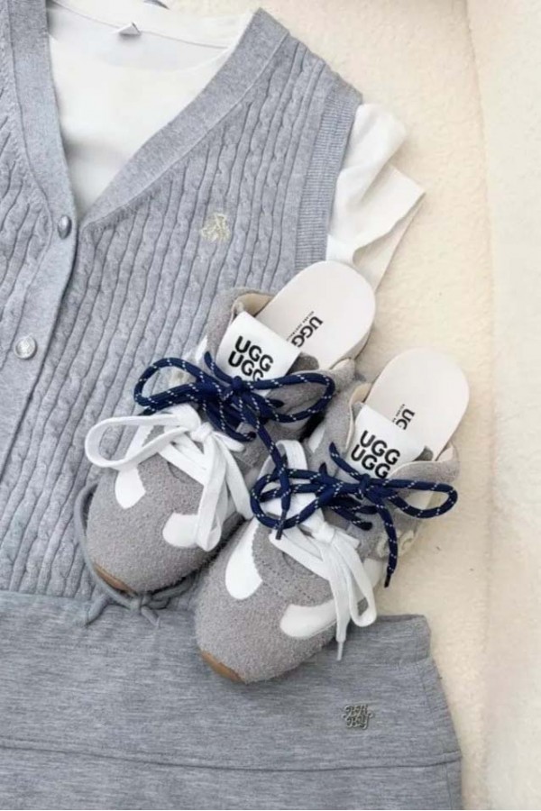 Ugg Ozwear 運動風綁帶拖鞋(2色)
