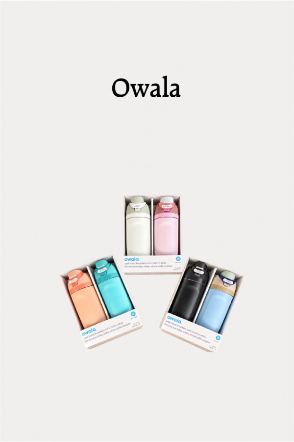 Owala FreeSip 吸管水壺 保溫瓶475ml(兩入組)