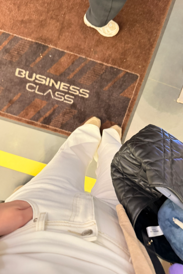 法式奶油顯瘦長褲