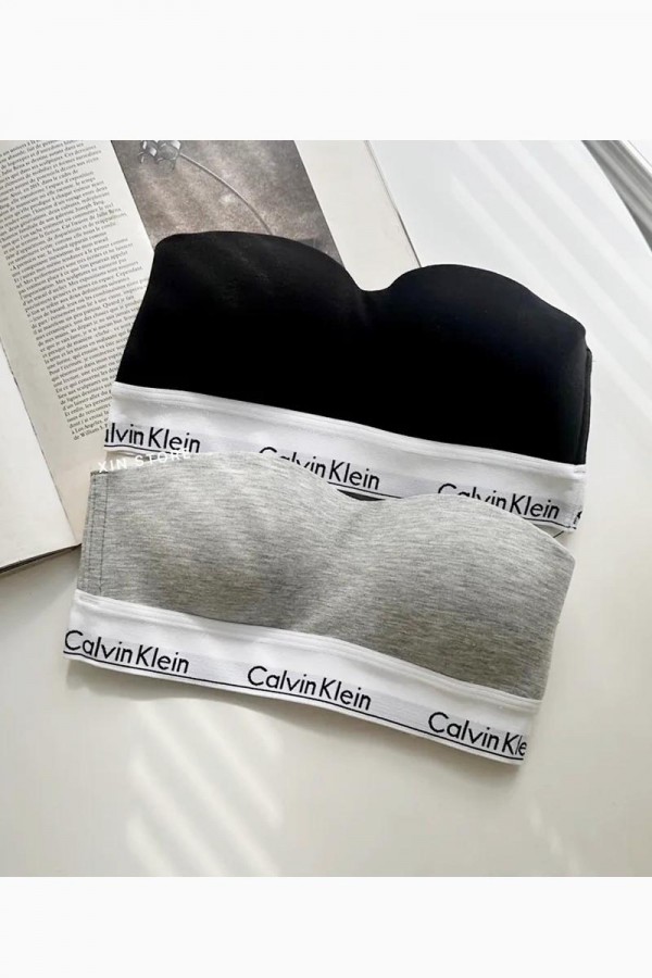 [現貨快速出貨]Calvin Klein 平口內衣-可拆肩帶 (2色)